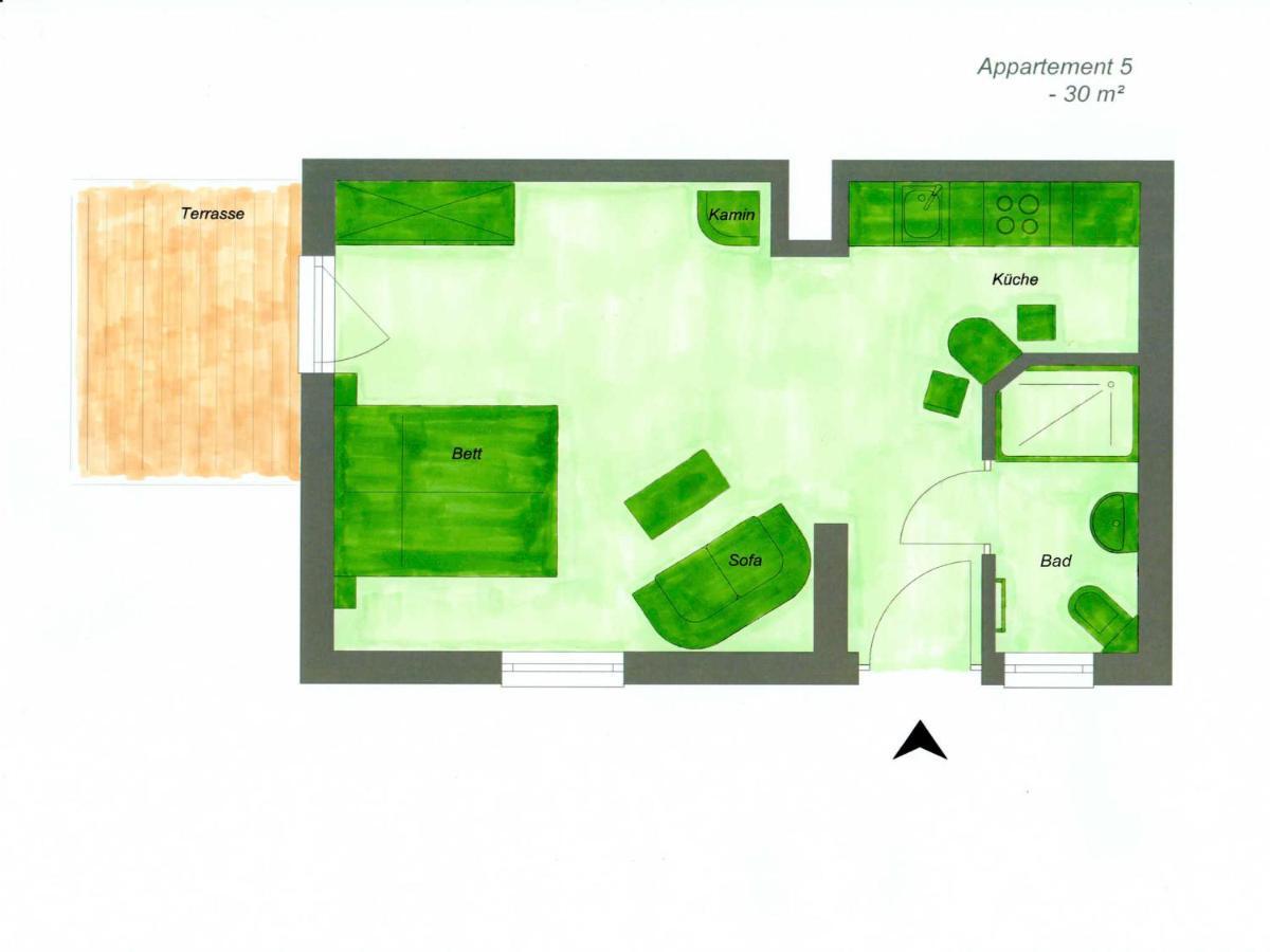 Haus Bela Lägenhet Nonnevitz Exteriör bild